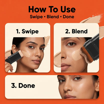 2-in-1 Korean Magic Foundation Stick